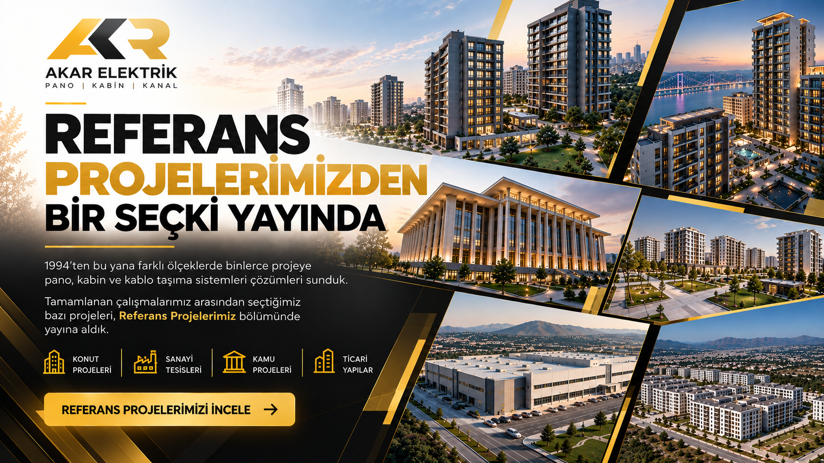REFERANS PROJELERİMİZDEN BİR SEÇKİ YAYINDA